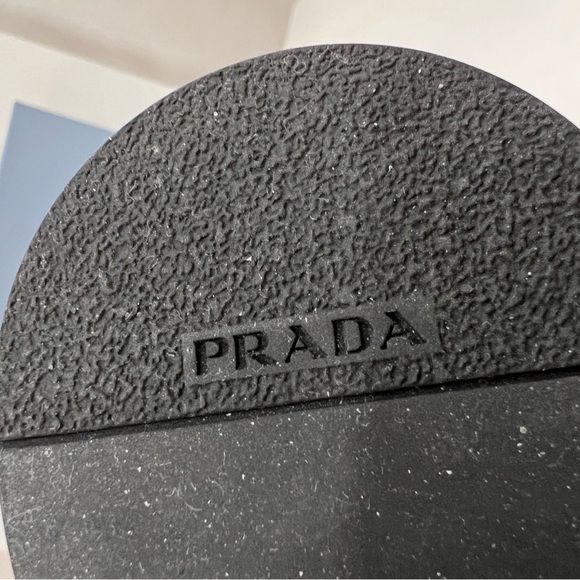 PRADA Chocolate 85mm high-heeled brushed leather loafers - Picture 11 of 13